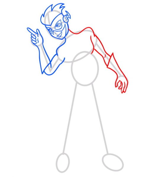 Флэш рисунок поэтапно