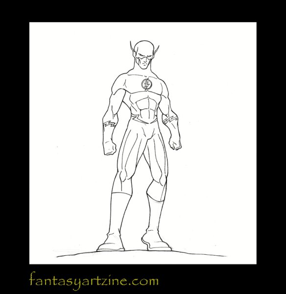 Поэтапное рисование флеша