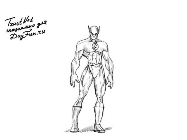 Поэтапное рисование флеша