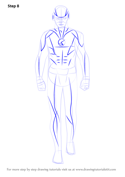 Поэтапное рисование флеша