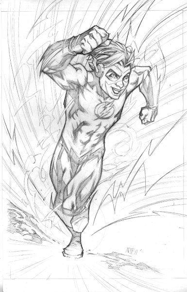 Рисунок флеша лёгкий