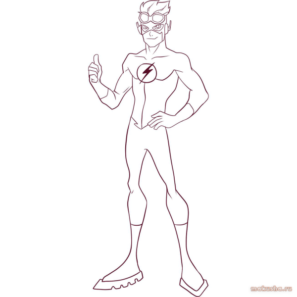 Картинки флеша для срисовки