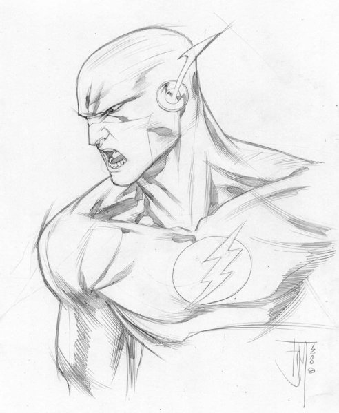 Рисунки из комиксов карандашом