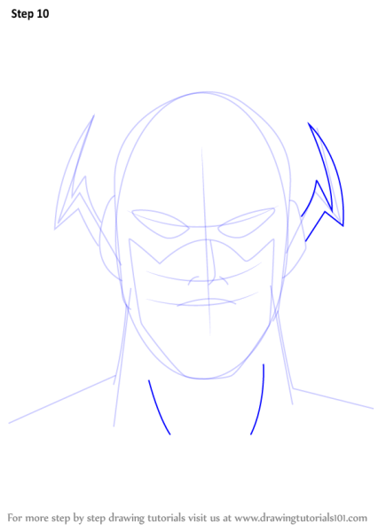 Голова флеша рисунок