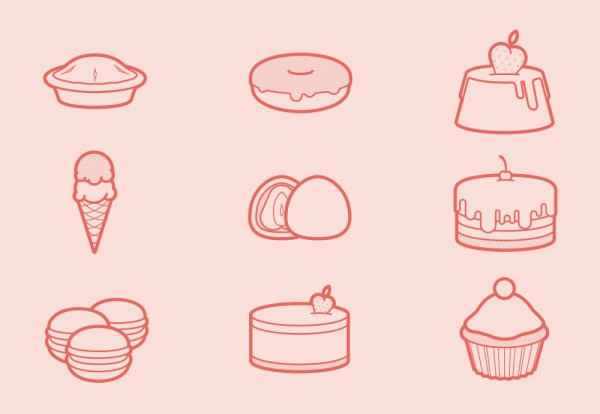 Десерт иконка