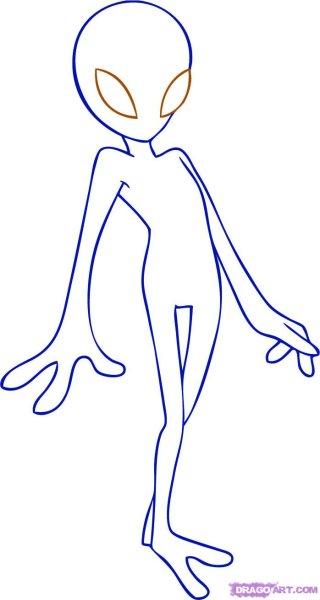 Рисование инопланетяне