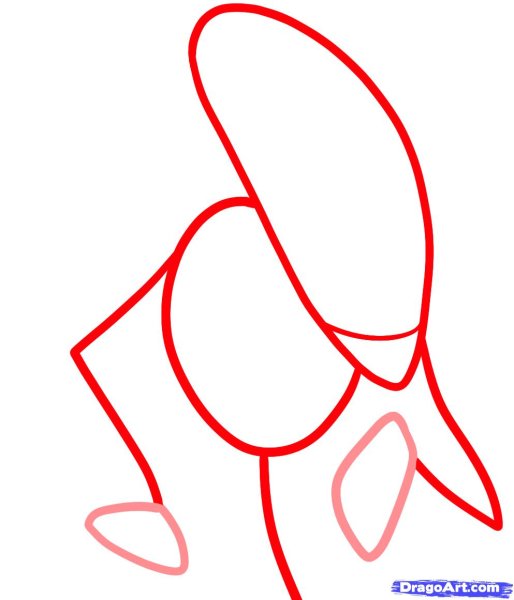 Рисунки по этапно пришельца