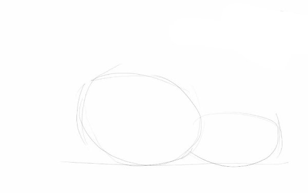 Поэтапное рисование бурундука