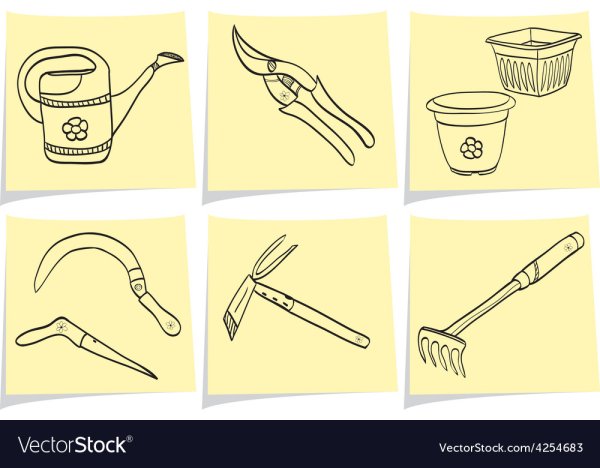 Ножницы грабли рисунок