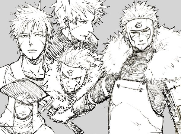 Тобирама тату эскиз