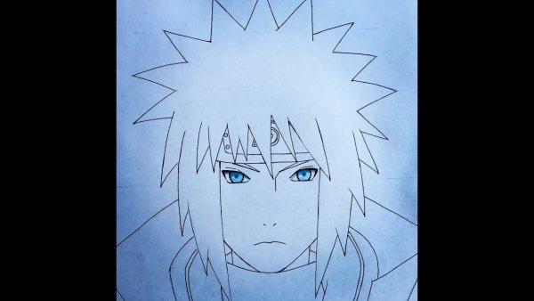 Минато Намикадзе карандашом