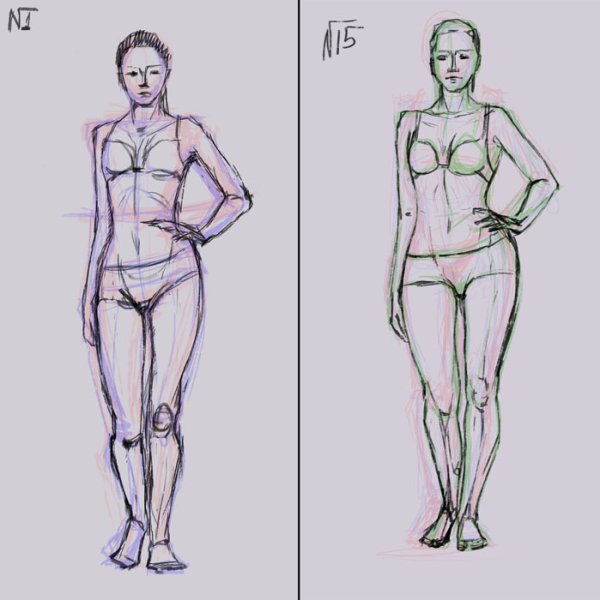 Нарисовать фигуру человека