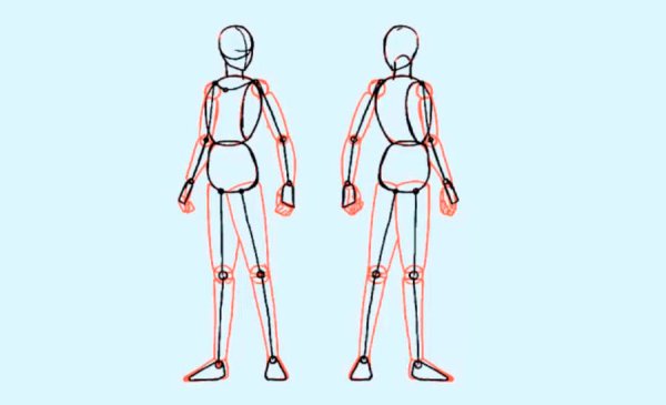 Правильное рисование человека