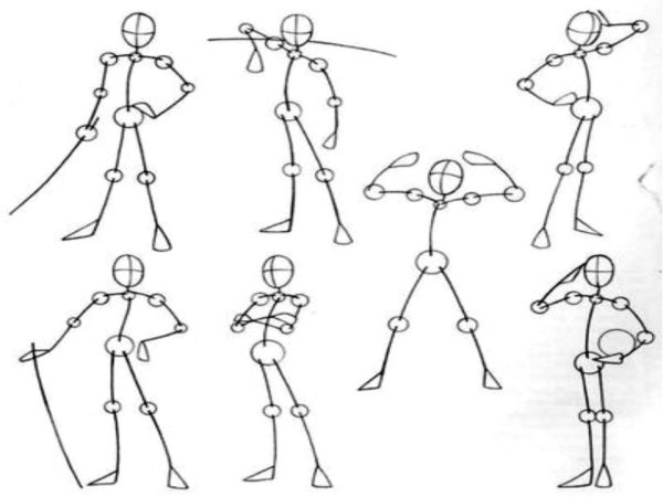 Схема изображения человека