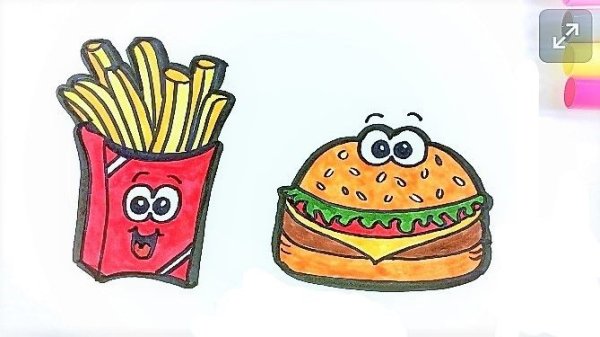 Рисунки макдональдс легко