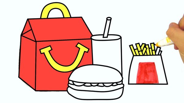 Нарисовать макдональдс