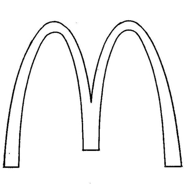 Раскраска макдональдс