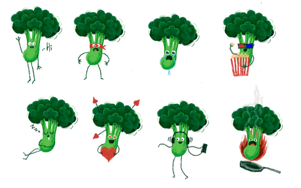 Брокколи эмоции