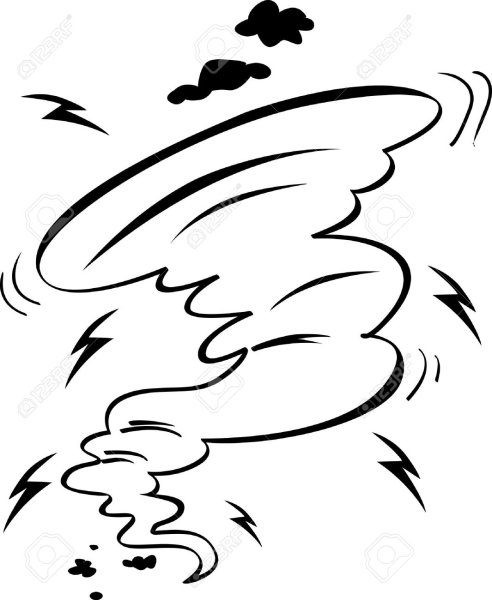 Вихрь раскраска