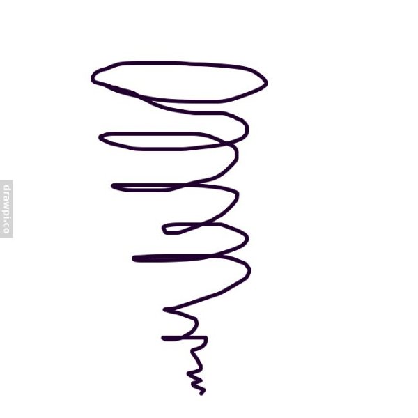 Смерч рисунок поэтапно