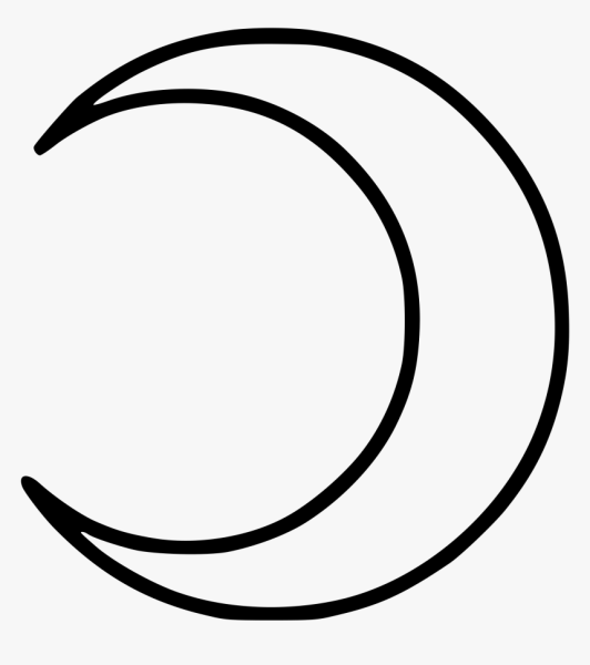 Месяц раскраска