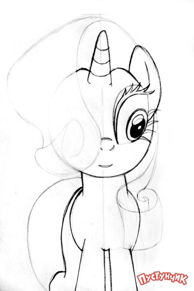 Рисовать пони Рарити