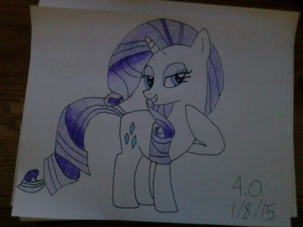 Как рисовать Рарити