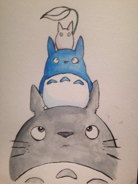 Тоторо рисунок