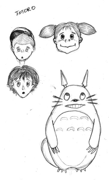 Тоторо скетч