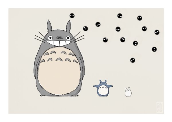 Тоторо рисунок