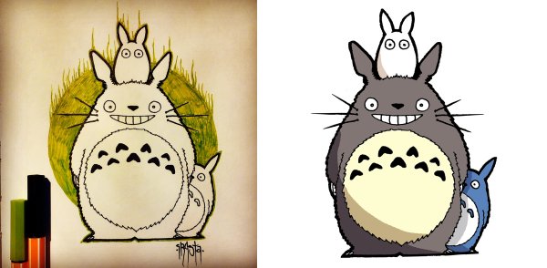 Тоторо и маленькие Тоторо