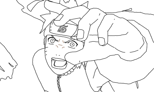 Наруто расенган раскраска