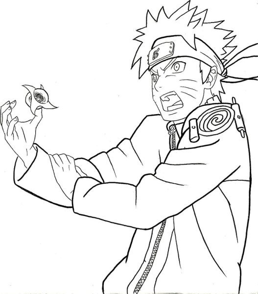 Наруто расенган в полный рост