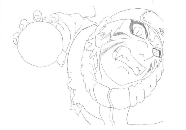 Sasuke and Naruto Fight draw