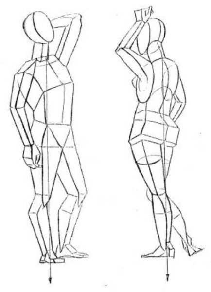 Фигура человека для рисования