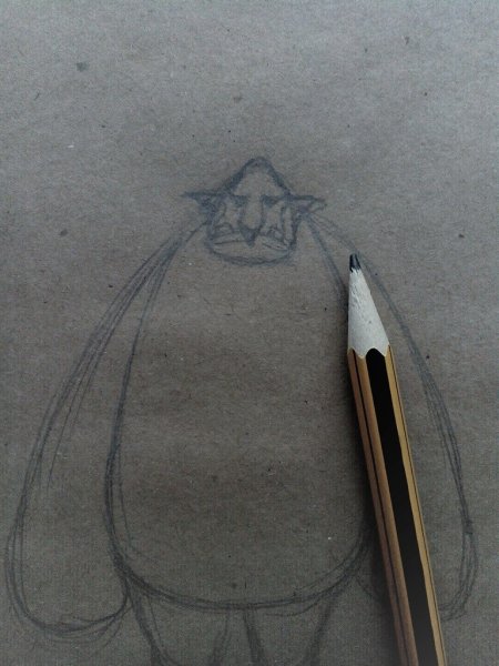 Нарисовать тролля поэтапно