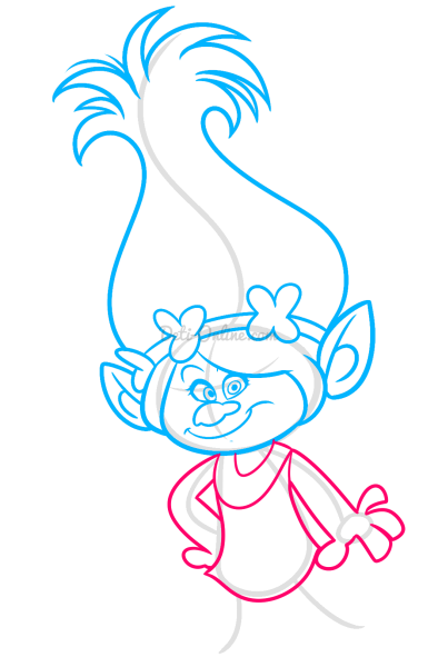 Тролли рисунки для срисовки