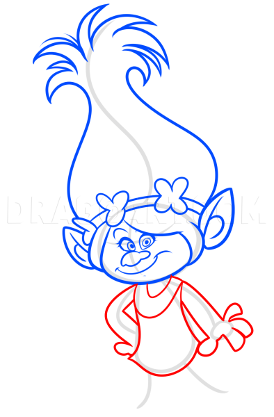 Рисунки троллей карандашом