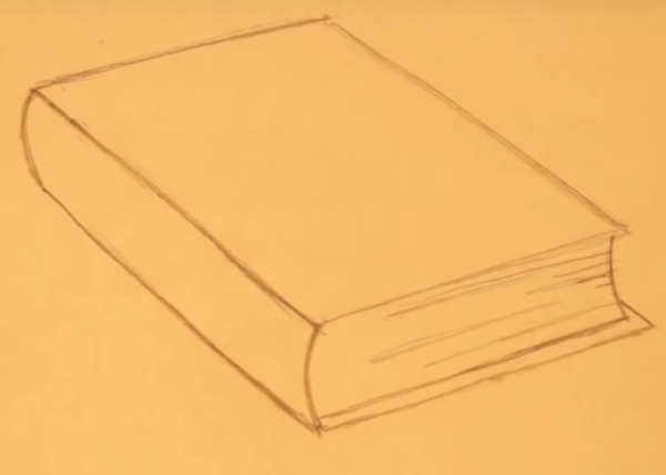 Книга карандашом