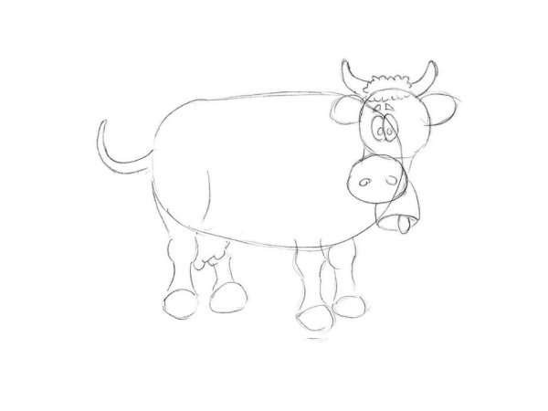 Рисование коровы