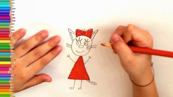 Рисование для детей Карамелька