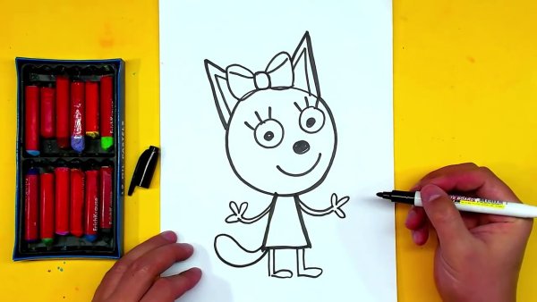 Простые рисунки фломастерами