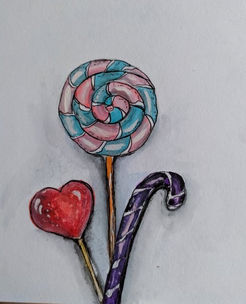 Карамелька для срисовки