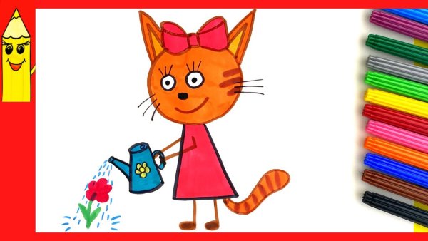 Рисование для детей Карамелька