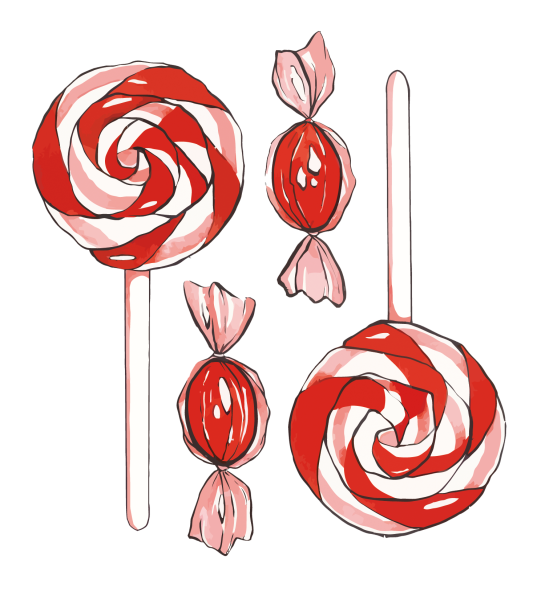 Конфеты скетч