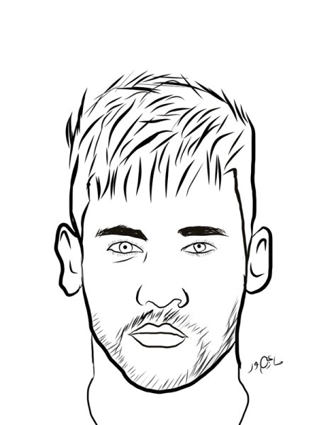 Неймар карандашом