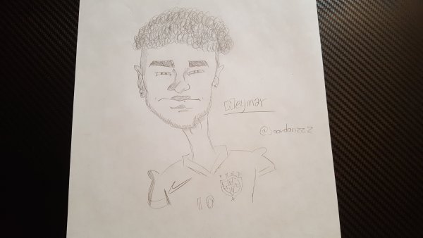 Неймар 2020 рисунок поэтапно