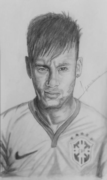 Neymar рисунок