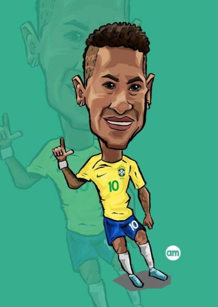 Неймар 2020 рисунок
