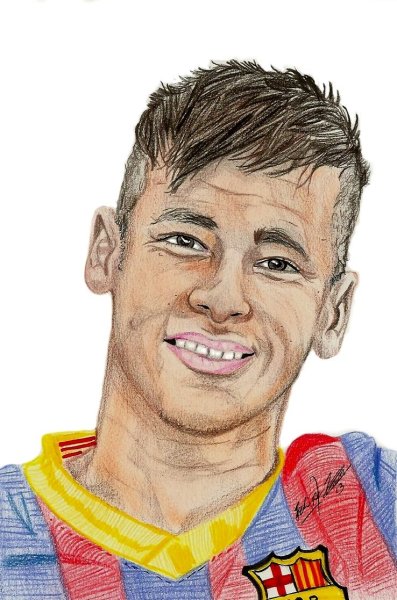 Neymar портрет